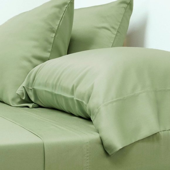 Luxury Bamboo 6 Piece Sheet Set, Sage - Picture 1 of 1